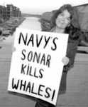 US Navy Protester